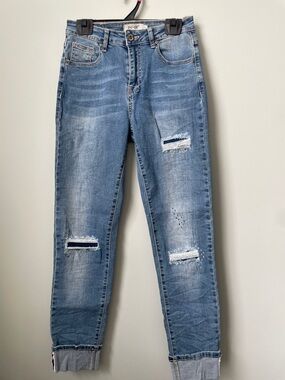 Zac&Zoe Light Blue Slim Straight Jeans